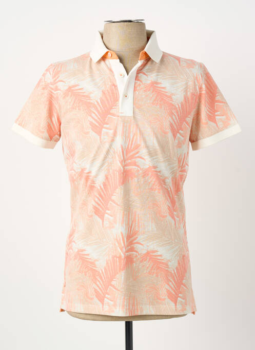 Polo coupe cintrée manches courtes orange A FISH NAMED FRED homme