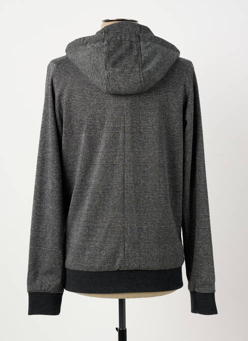 Veste casual capuche gris DSTREZZED homme