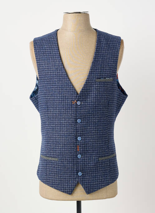 Gilet sans manche coupe cintrée bleu A FISH NAMED FRED homme