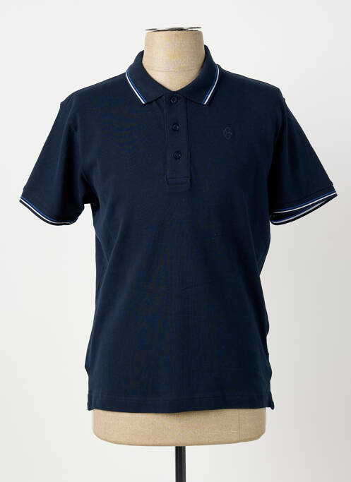 Polo bleu CONTE OF FLORENCE homme