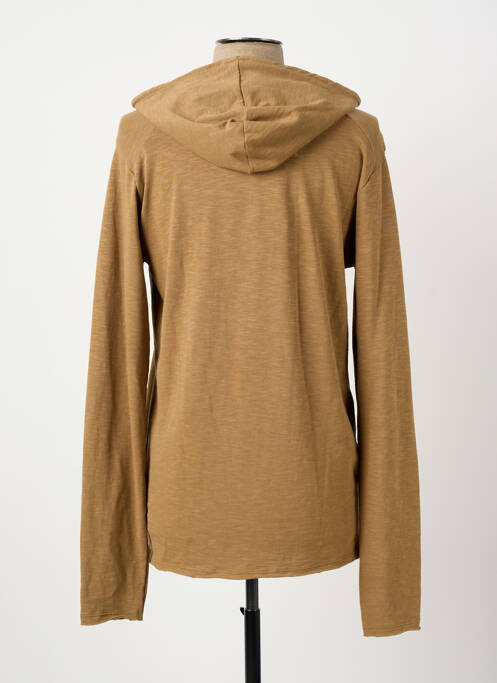 Sweat-shirt à capuche marron DSTREZZED homme