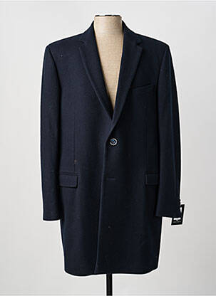 Manteau long manches longues sans capuche noir NINO LORETTI homme