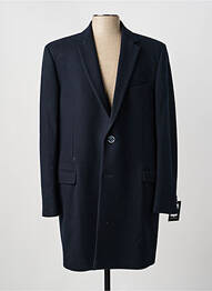 Manteau long coupe droite sans capuche noir NINO LORETTI homme