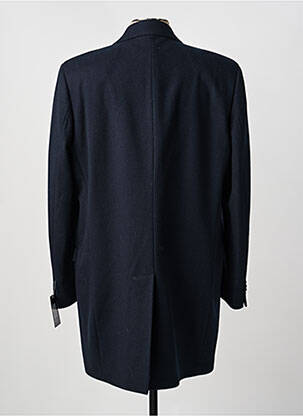 Manteau long manches longues sans capuche noir NINO LORETTI homme