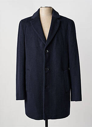 Manteau long manches longues sans capuche bleu ROY ROBSON homme