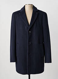 Manteau long coupe droite sans capuche bleu ROY ROBSON homme