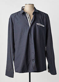 Chemise manches longues poches noir CAP 10 TEN homme