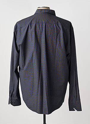 Chemise manches longues imprimé fantaisie noir CAP 10 TEN homme