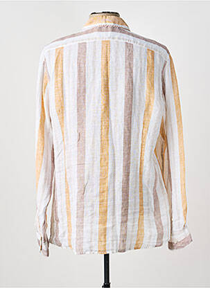 Chemise manches longues poignets boutonnés beige BOB homme