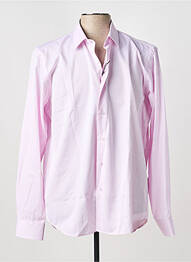 Chemise manches longues poignets boutonnés rose DARIO BELTRAN homme