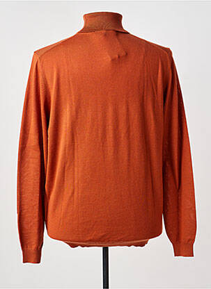 Pull col roulé stretch manches longues marron ROY ROBSON homme