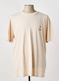 T-shirt stretch manches courtes beige DSTREZZED homme