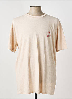 T-shirt stretch manches courtes beige DSTREZZED homme