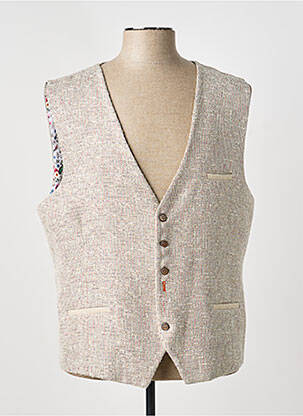 Gilet sans manche poches beige A FISH NAMED FRED homme
