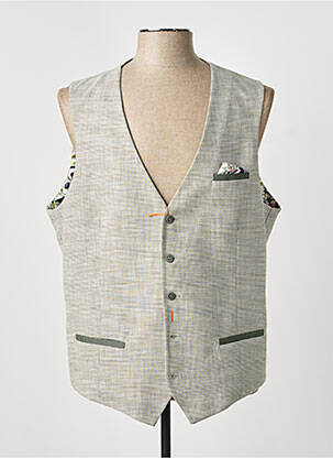 Gilet sans manche poches vert A FISH NAMED FRED homme
