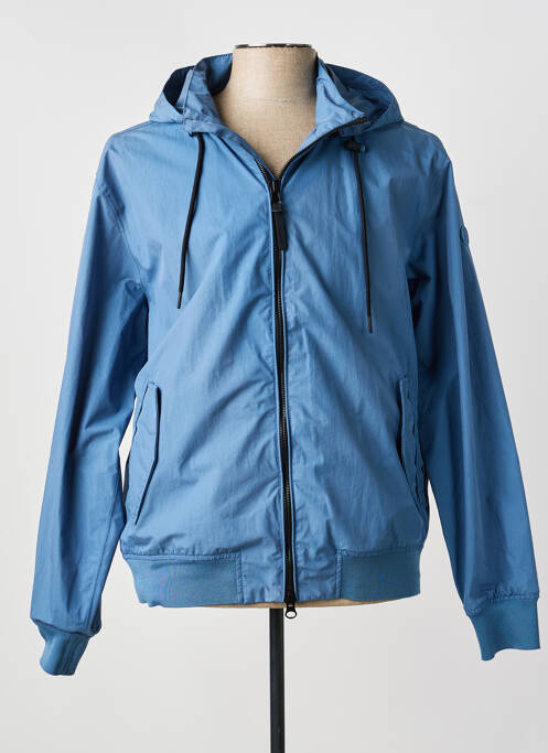 Coupe-vent poches a capuche bleu TANTÄ homme