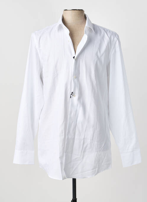 Chemise manches longues poignets boutonnés blanc ROY ROBSON homme