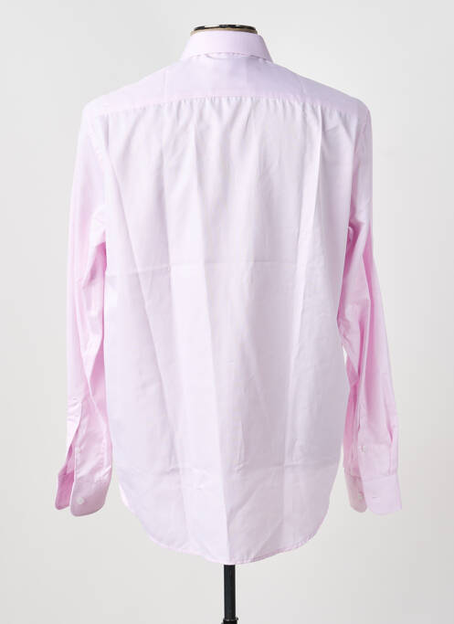 Chemise manches longues poignets boutonnés rose DARIO BELTRAN homme