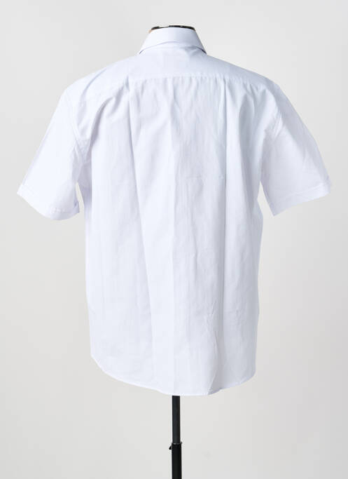 Chemise manches courtes coupe droite blanc CAPTEN homme