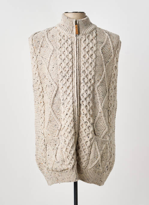 Veste casual beige ARAN CRAFTS homme