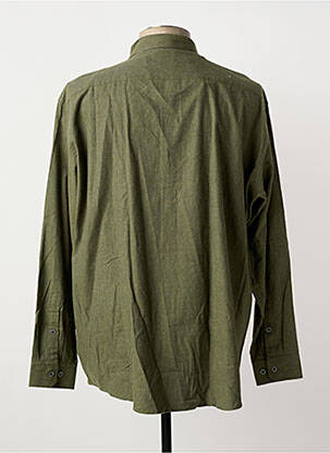 Chemise manches longues coupe droite vert ROY ROBSON homme