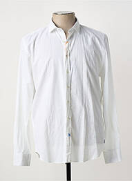 Chemise manches longues coupe droite blanc A FISH NAMED FRED homme