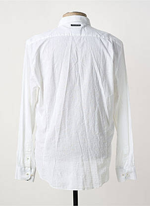 Chemise manches longues coupe droite blanc A FISH NAMED FRED homme