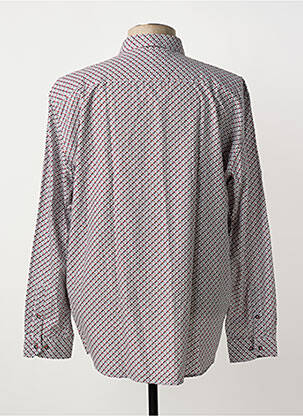 Chemise manches longues imprimé fantaisie rouge CAPTEN homme