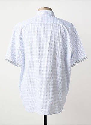 Chemise manches courtes imprimé fantaisie blanc CAPTEN homme