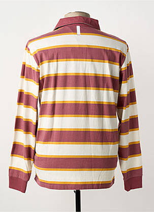 Polo manches longues manches longues violet SERGE BLANCO homme