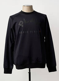 Sweat-shirt stretch manches longues noir SERGE BLANCO homme