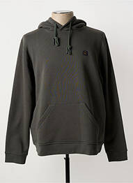 Sweat-shirt à capuche manches longues manches longues vert DSTREZZED homme