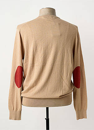 Pull manches longues manches longues marron SERGE BLANCO homme