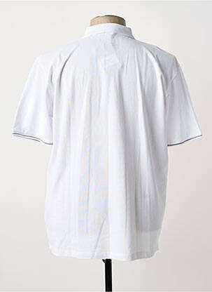 Polo coupe droite manches courtes blanc SERGE BLANCO homme