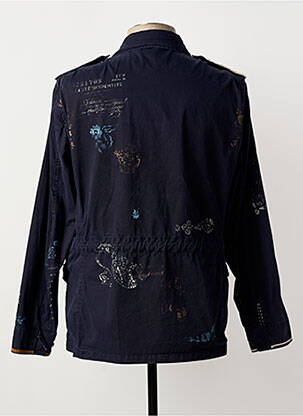 Parka manches longues sans capuche bleu BOB femme