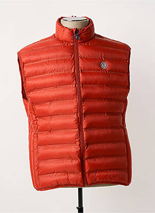 Doudoune poches sans capuche orange SERGE BLANCO homme