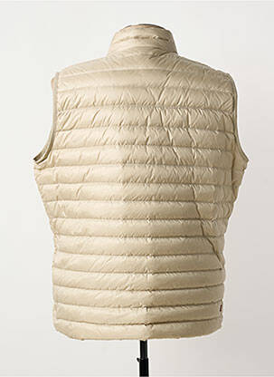 Doudoune poches sans capuche beige RESET homme