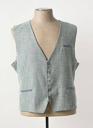 Gilet sans manche coupe cintrée vert A FISH NAMED FRED homme
