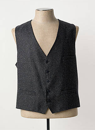 Gilet sans manche tissage chiné gris ROY ROBSON homme
