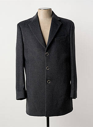 Manteau long manches longues sans capuche gris NINO LORETTI homme