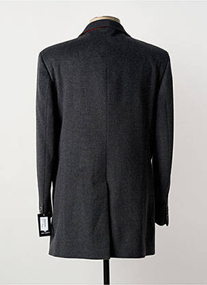 Manteau long manches longues sans capuche gris NINO LORETTI homme