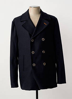 Manteau long bleu MONSIEUR HECTOR homme