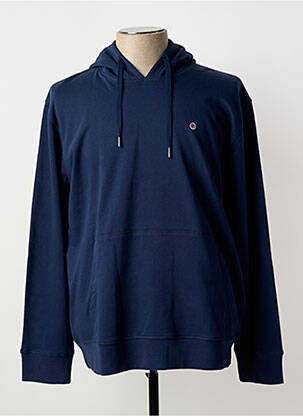 Sweat-shirt à capuche bleu SERGE BLANCO homme