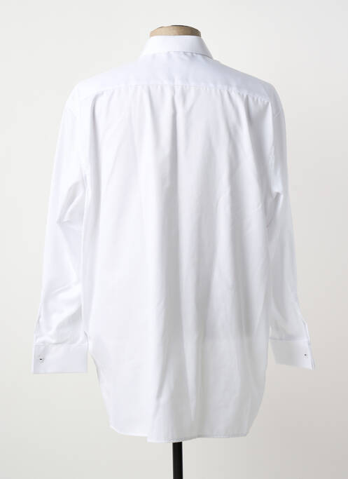 Chemise manches longues coupe droite blanc ETERNA homme