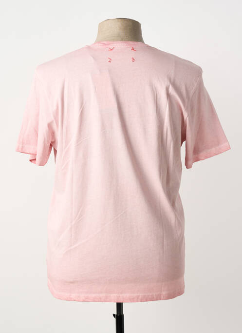 T-shirt coupe cintrée manches courtes rose BOB homme
