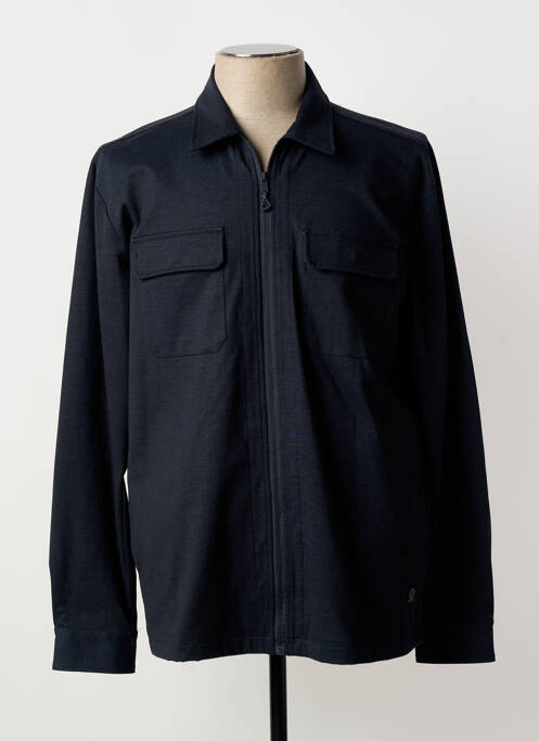 Veste casual coupe droite bleu DSTREZZED homme