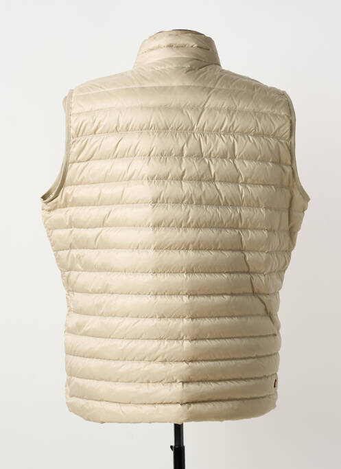 Doudoune poches sans capuche beige RESET homme