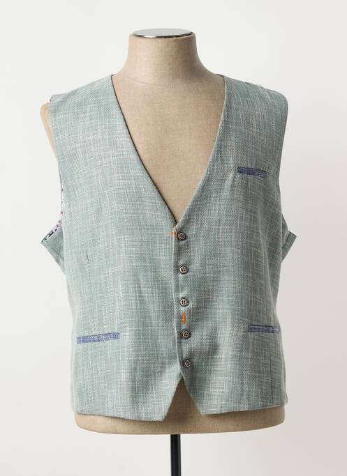 Gilet sans manche coupe cintrée vert A FISH NAMED FRED homme