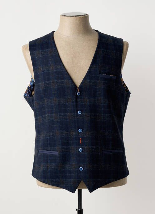 Gilet sans manche coupe cintrée bleu A FISH NAMED FRED homme