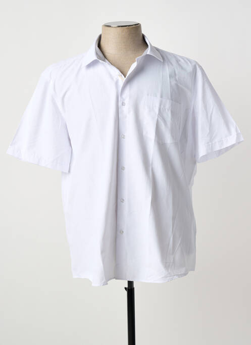 Chemise manches courtes blanc CAPTEN homme